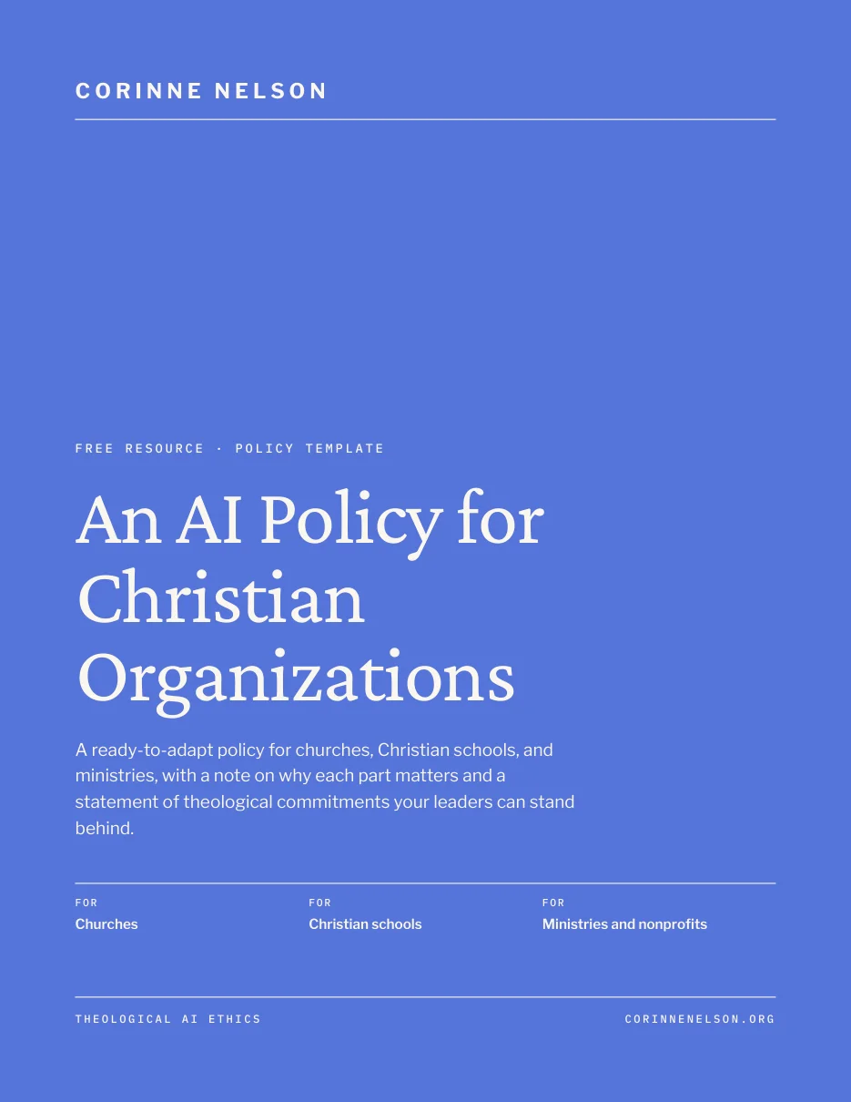 AI Policy Template cover